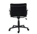 Chaise de réunion ANDREA tissu - structure noir