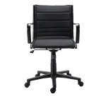 Chaise de réunion ANDREA tissu - structure noir