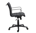 Chaise de réunion ANDREA tissu - structure noir