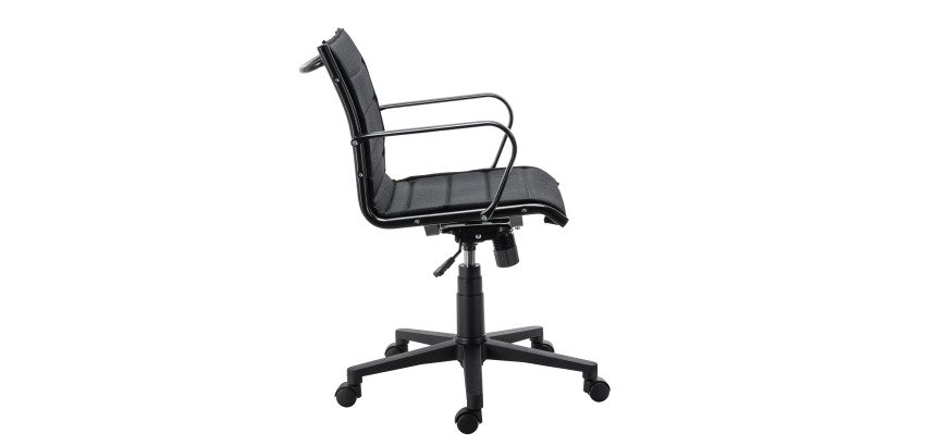 Chaise de réunion ANDREA tissu - structure noir