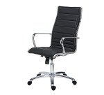 Office chair ANDREA leather - high back