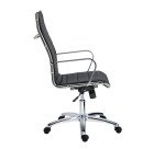Office chair ANDREA leather - high back