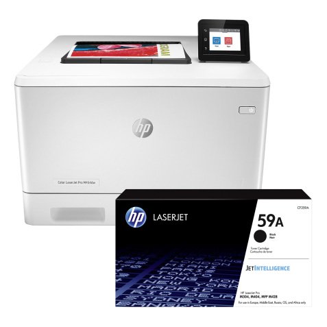 Laser printer HP Laserjet Pro M404DN monochrome + black toner HP 59A