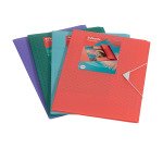 Chemise à élastique 3 rabats plastique Esselte Colour Breeze, 23,3 x 32 cm dos de 2 cm - couleur