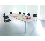Table modulaire plateau chêne 10 personnes L 280 x P 140 cm - Frégate