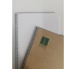 Cuaderno Reciclado Escolar Espiral Escolofi Green Din A4 liso 