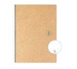 Cuaderno Reciclado Escolar Espiral Escolofi Green Din A4 liso 