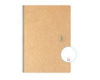 Cuaderno Reciclado Escolar Espiral Escolofi Green Din A4 liso 