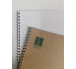 Cuaderno Reciclado Escolar Espiral Escolofi Green Din A4 Rayado horizontal 