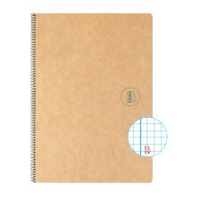 Cuaderno reciclado Escolar Espiral Escolofi Green Din A4 Cuadrícula 4x4 