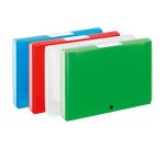 Trieur à soufflet plastique Viquel 13 compartiments couleurs assorties