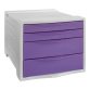 Esselte Colour Breeze 4-drawer filing module - color