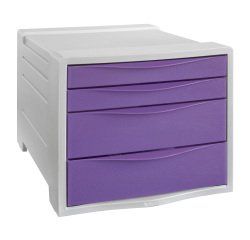 Module of classification Esselte Colour Breeze 4 drawers lavender