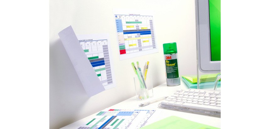 Pegamento en spray 3M Scotch Remount reposicionable 400 ml