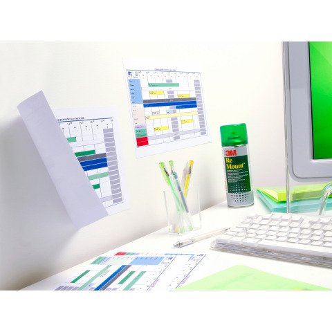 Pegamento en spray 3M Scotch Remount reposicionable 400 ml