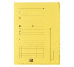 Chemise index kraft L'Oblique AZ 23,5 x 31,5 cm - couleurs assorties pastel - Paquet de 25