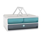 Module de classement Cep MoovUp 3 tiroirs avec serrure et poignées