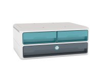 Klasseermodule met handvatten Cep Riviera en 3 laden met gecentraliseerd slot