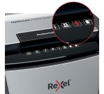 Rexel destructeur Optimum de document Auto+600x - coupe croisée