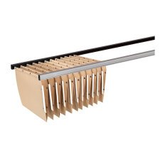 Jeu 2 rails pour dossiers suspendus longueur 94 cm pour tablettes bois L 100 cm