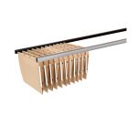 Jeu de 2 rails plastique pour dossiers suspendus - longueur 940 mm