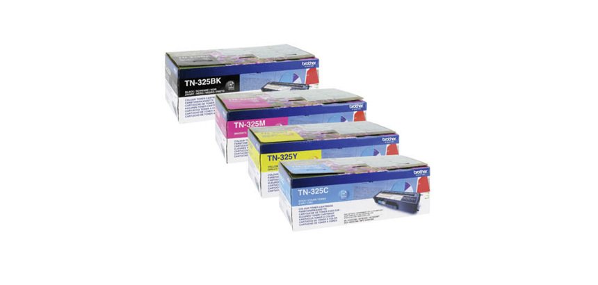 Brother TN325 Pack toner 4 couleurs pour imprimante laser
