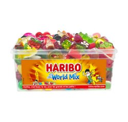 Snoep World Mix Haribo - doos van 900 g