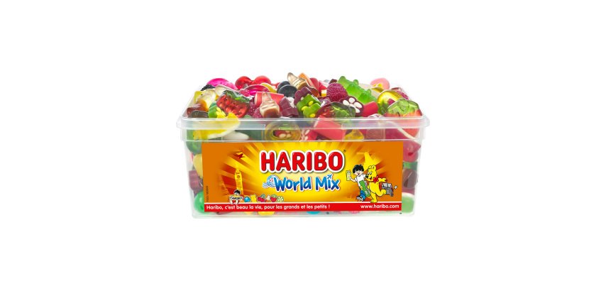 Bonbons World Mix Haribo - 900 g Box