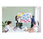 Feuille électrostatique repositionnable effaçable Magic-Chart Legamaster 90 x 120 cm - 15 feuilles blanches