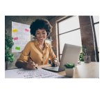 Feuilles électrostatiques blanches quadrillées Magic-Chart 90 x 120 cm - 15 feuilles