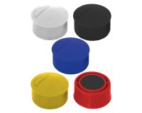 Magnets Ø 12 mm assorted colors - set of 10