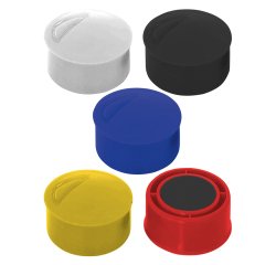 Magneten Ø 12 mm geassorteerde kleuren - set van 10