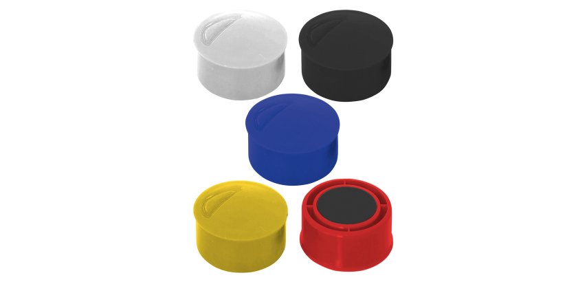 Plots magnétiques aimants assortis Ø 12 mm - Lot de 10