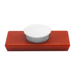 Rectangular magnets with button 50 x 23 mm - set of 2