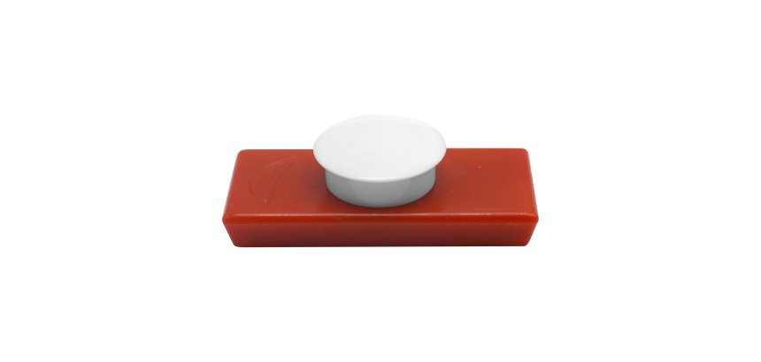 Plots magnétiques-aimants rectangulaires 50 x 23 mm - Lot de 2