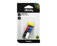 Magneten Ø 25 mm geassorteerde kleuren - set van 5