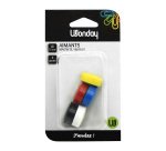 Plots magnétiques-aimants Ø 25 mm couleurs assorties - Lot de 5