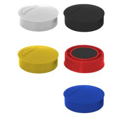 Plots magnétiques aimants assortis Ø 25 mm - Lot de 5