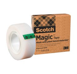 Cinta adhesiva ecológica invisible 19 x 30 Scotch Magic