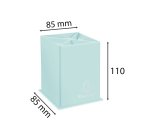 Portalápices de cartón de 4 compartimentos Exacompta Aquarel colores pastel