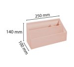 Range-lettres 3 compartiments Exacompta Aquarel en carton couleur pastel