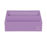 Range-lettres 3 compartiments Exacompta Aquarel en carton couleur pastel