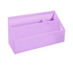 Range-lettres 3 compartiments Exacompta Aquarel en carton couleur pastel