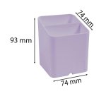 Pots à crayons Exacompta Pen-Cube couleur pastel