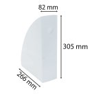 Ranges-revues Exacompta Aquarel Mag-Cube dos de 8,2 cm couleur pastel