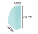 Range-revues Exacompta Mag-Cube dos 8,2 cm couleur pastel