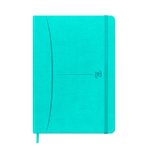 Cahier signature broché Oxford - A5 - petits carreaux - 160 pages - couleurs assorties pastel