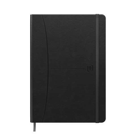 Cuaderno Oxford Signature A5 de tapa blanda - 5 x 5 mm - 160 páginas negro