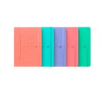 Cahier broché Signature Oxford A5 assorti pastel - 5 x 5 mm - 160 pages