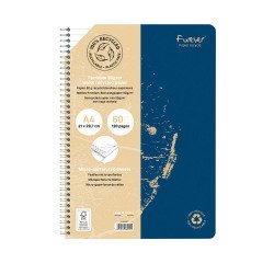 Recycled notebook Forever Premium A4 - lined - 120 pages 